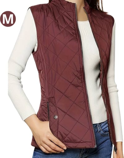 Livano Bodywarmer - Waistcoat Met Ritssluiting - 4 Seizoenen - Outdoor - Voor Dames - Rood - Maat M