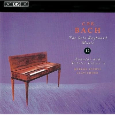 Miklós Spányi - C.P.E. Bach: Solo Keyboard Music Vol 12 (CD)