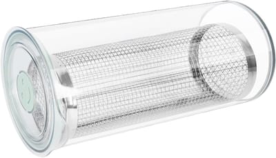 Paneerschudbeker - Beslagkom Deksel - Gelijkmatig Paneren - 360 graden coating - 20 cm - Transparant