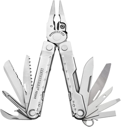 Leatherman Rebar® Multitool Roestvrijstaal – Klassieke Multitool Met Volledige Vergrendeling