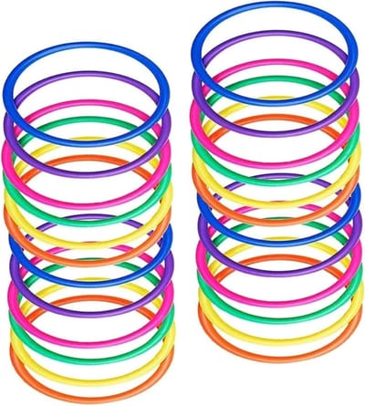 Sport Ringen - Agility Ringen - Behendigheidstraining - Versterkte Structuur - 20 cm - Veelkleurig