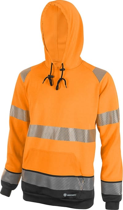 Beeswift HiVis Hoody - Oranje/Zwart - Maat L