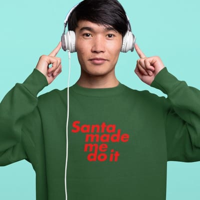 Foute Kersttrui Groen - Santa Made Me Do It - Maat XS - Kerstkleding voor dames & heren