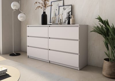 Pro-meubels - Ladekast Stamford - Beige - 138cm - Opbergkast - Commode - Slaapkamer - Woonkamer