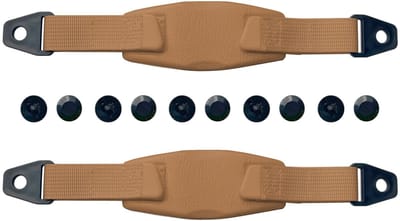 Dailygoody - Verstelbare Gat Schoenen Terug Band Veters - Bruin - 2 Stuks