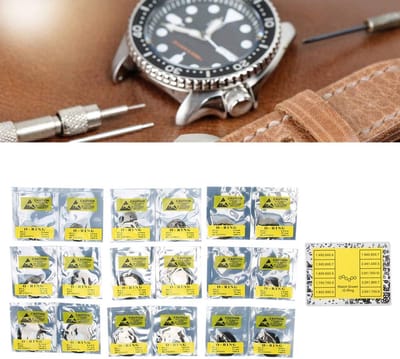Dailygoods- Horloge O-ring Rubberen Pakkingset - Waterdicht - Afdichtend Effect - Duurzaam - Flexibel Rubber - Perfecte Pasvorm - Horlogeafdichting