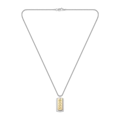 BOSS - 1580576 - Halsketting - Heren - zilver - 61cm - DEVON