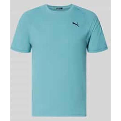T-shirt met labelprint
