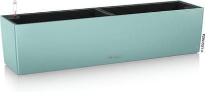 LECHUZA BALCONERA Color 80 - Plantenbak - met uitneembare binnenbak - met bewateringssysteem - ALL-IN-ONE set met LECHUZA-PON - pastel groen