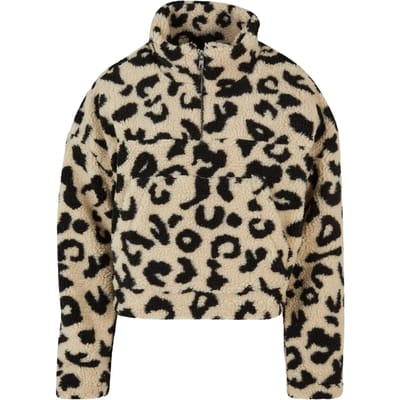 Urban Classics - Short AOP Sherpa Troyer sandleo Sweater/trui - XL - Multicolours