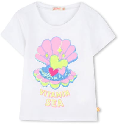 Billieblush U20923 T-shirt Met Korte Mouwen Wit 24 Months Meisjes