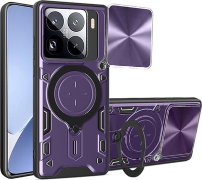Hoesje geschikt voor Xiaomi 15 Pro - Techsuit CamGuard Pro Back Cover - Paars
