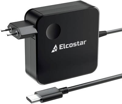 Elcostar® 100W USB C Adapter – Universele Snellader – 5V/9V/12V/15V/20V – 45W, 65W, 87W & 100W - Power Delivery – laptop/tablet/telefoon – Compact & krachtig ontwerp - laptop oplader - ac adapter