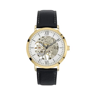 Handopwinder horloge voor heren Goudkleurig AM3020