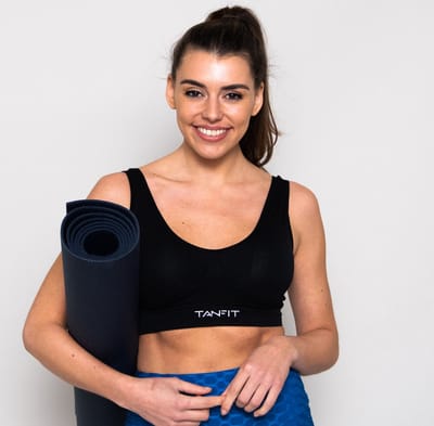 Soft Bra with removable pads - zacht BH met uitneembare pads - S - zwart