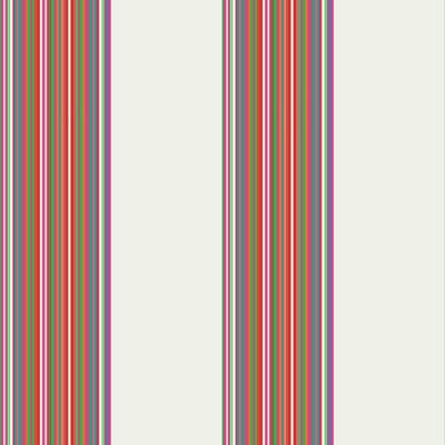 Bluuming Affairs - Kinderbehang- Behangpapier - Strepen - Kinderkamer - Wit - 0,53 x 10,05 M.