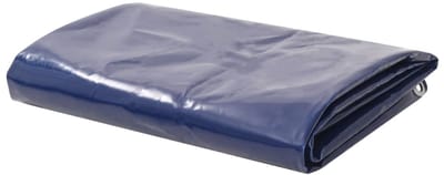 Heavy Duty Dekzeil - 2 x 3 m - Blauw - 650 g/m² - PVC Gecoat Canvas - 100% Waterdicht & Schimmelbestendig - Afdekzeil met Metalen Ogen