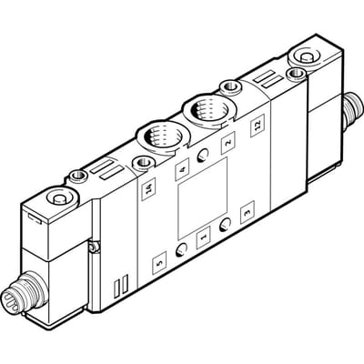 Festo 5/2 Bistabiel Lucht Magneetventiel G1/8 800L/Min - 550239