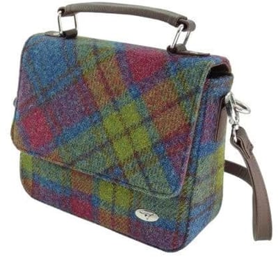 Schoudertas Thurso Multi Colour - 23x24x9 - Harris Tweed - Glen Appin of Scotland