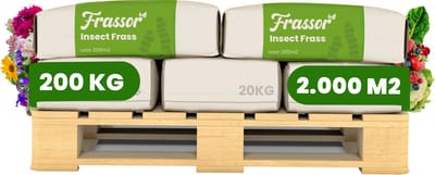 Frassor Universele Meststof (10x = 200 kg – voor 2.000 m2) Insecten Frass
