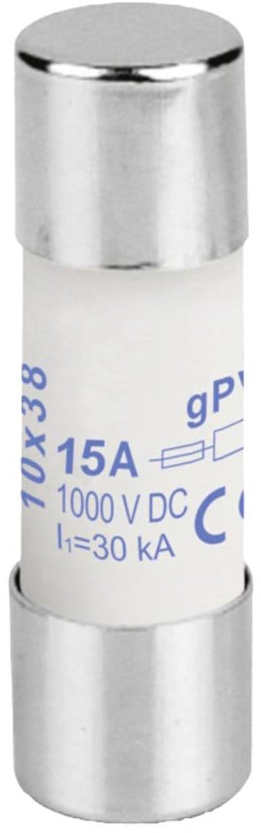 Weidmüller 2827970000 FUSE 10X38 15A 1000 VDC GPV S Buiszekering 15 A Inhoud 1 stuk(s)