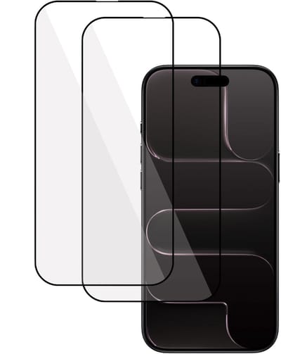 2x TechNow Screenprotector geschikt voor iPhone 17 Air Screenprotector - Full Screen - Rounded - Proteqt+