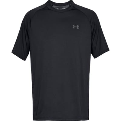 Under Armour UA Tech 2.0 SS Tee-BLK Heren Sportshirt - Zwart - Graphite