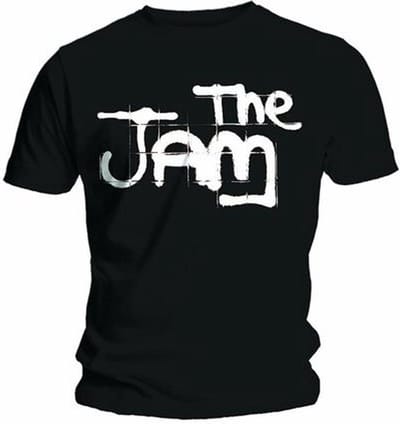 The Jam - Spray Logo Heren T-shirt - S - Zwart