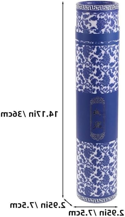 Set van 2 Cilindervormige Verzendbuizen van Kraftpapier met Klem, Bruine Papieren Tubes voor Verpakking en Verzending