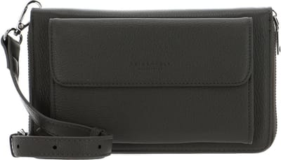 SEIDENFELT MANUFAKTUR Portemonnee Telefoontasje Linsell Multi Wallet Antracite Donkergrijs
