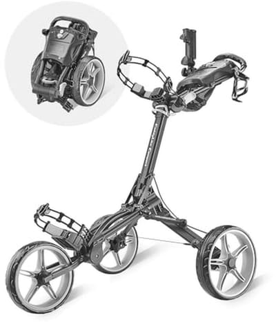 Compacte Golf Push Trolley met Opvouwbaar Ontwerp