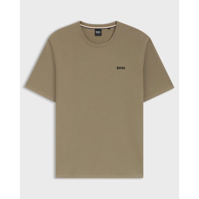 regular fit T-shirt van katoenmix model 'WAFFLE'