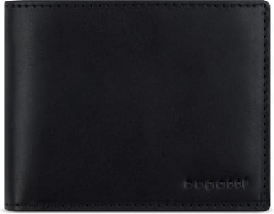 bugatti Portemonnee Wallet With Flap Black Zwart