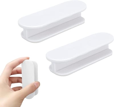 Dailygoods- Balkondeurgrepen Set van 2 - Zelfklevende Deurgrepen - Kunststof Meubelgrepen - Raamgreep - Glazen Deur - Kastgrepen