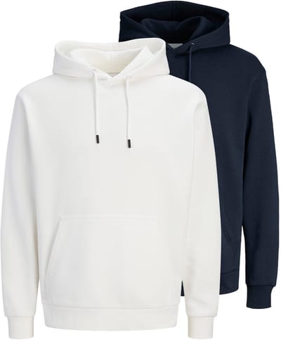 Jack & Jones Heren hoddie 2 pack Bradley