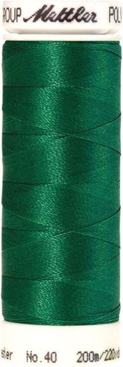 AMANN POLYSHEEN NAAI-BORDUURGAREN, COL-5422 GROEN, 200M, PER STUK.