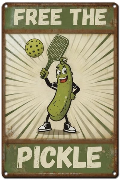 Dailygoods- Tinnen Bord Gepersonaliseerd - Wanddecoratie IJzer - Muurkunst Keuken - Cartoon Design - Afmetingen 300 x 200 mm - Unieke Charmante Decoratie