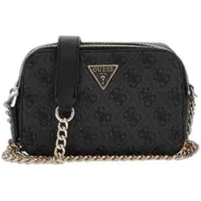GUESS Schoudertas Noelle II Crossbody Camera Bag Latte Logo / Brown Lichtbruin