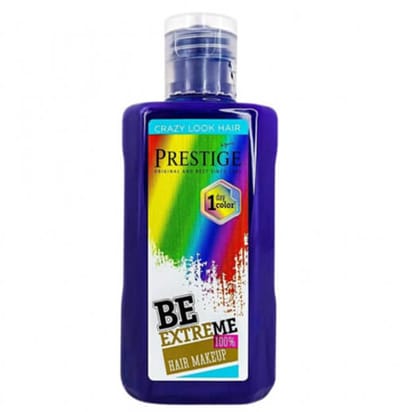 Prestige Uitwasbare Haarverf Donker Blauw – Uitwasbare Haarkleuring voor 1 Dag – voor Feestjes & Events – 100ml