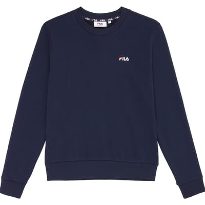 FILA Zduna Logo Crew Sweat Black Iris Taglia: M | Maglioni a maglia Outlet | Donna | Nero