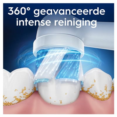 Oral-B Opzetborstels iO Ultimate Clean Wit - 3 x 6 stuks - Voordeelverpakking