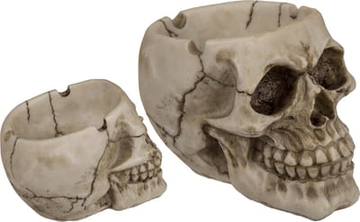 Schedel asbak - Skull asbak - Deco asbak - Doodshoofd asbak