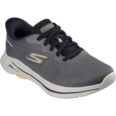 Skechers GO WALK 8 Pate Textile Heren Taupe Standaard Sneakers