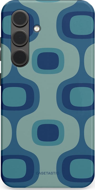 Casetastic Hoesje Geschikt voor Samsung S24 - Stijlvolle Beschermende Duo-layer Case - Vintage Flow