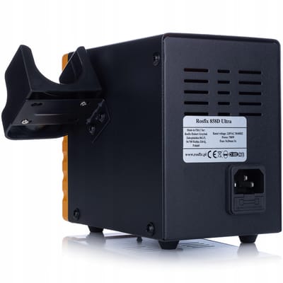 Rosfix Soldeerbout 858D Ultra Set - Warmelucht 700W - 100–500°C, 3 Spuitmond 5/8/10mm, 50x