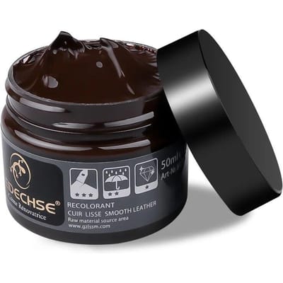 50ml Leerreparatiecrème Kit Schoen Autostoel Bankjassen Gaten Kras Crack Herstellen Reparatie Kleur Autoverzorgingsset Vloeibaar Leer Huid Opknappen Reparatie Tool bruin
