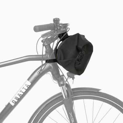Fiets Stuurtas - Fietstas Zadeltas - Bikepacking Outdoor - Waterdicht Roll Top - 10 Liter - Zwart