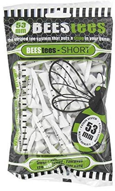 KORTE GOLF TEES 120 STUKS 53MM VOOR IJZEREN EN HYBRIDE