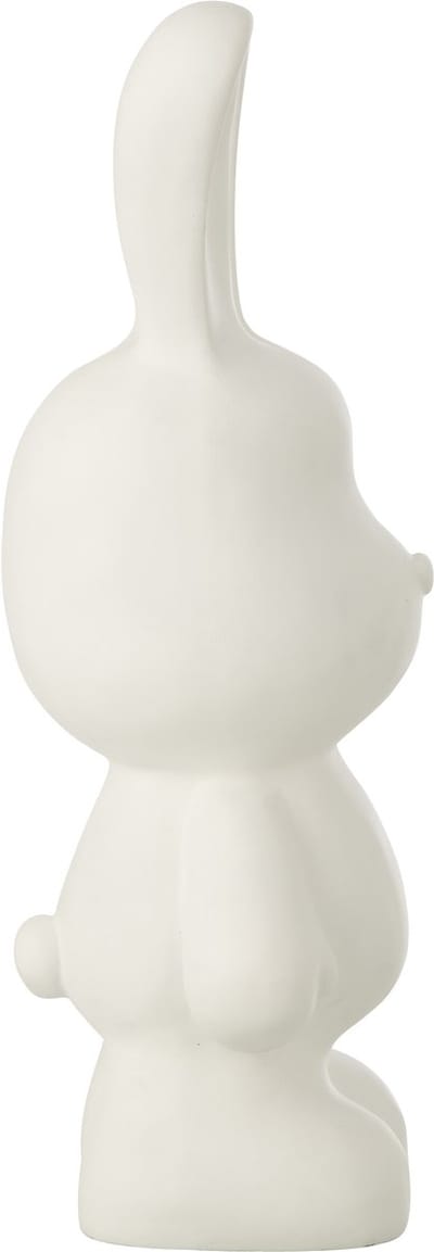 J-Line decoratie Konijn Eddy - polyresin - wit - medium