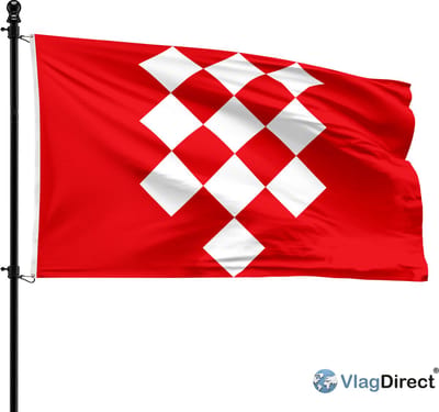 Gemeente Quévy vlag - 90 x 150 cm.